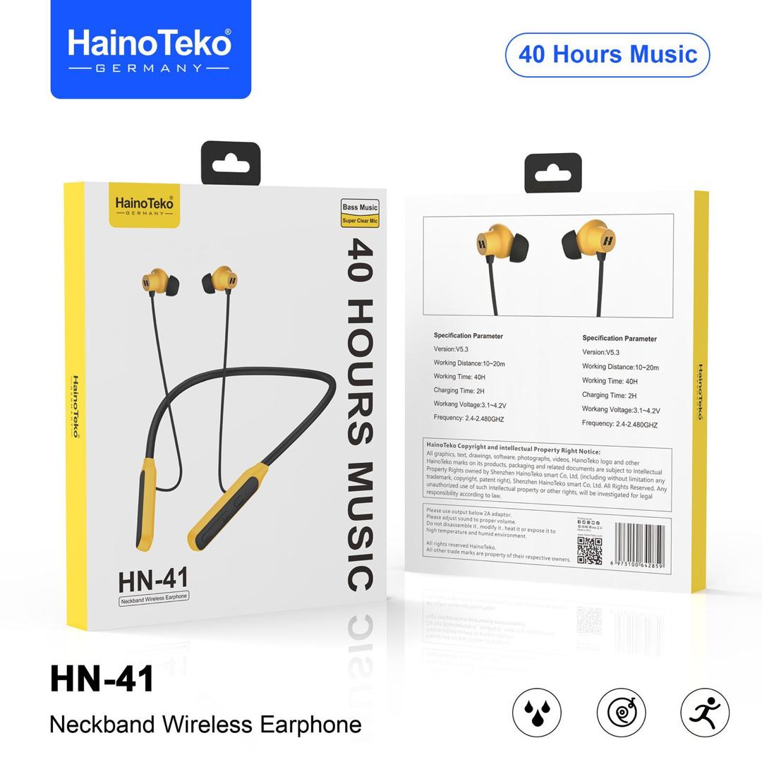 Haino Tecko Neckband Wireless Earphone HN-41 