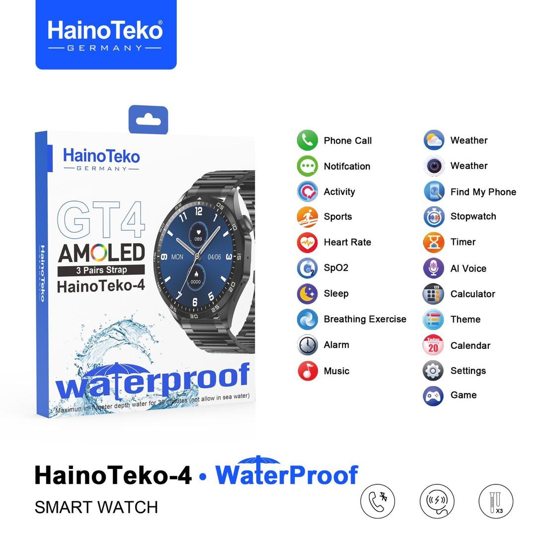 Haino Tecko-4  GT4 AMOLED Smart Watch 